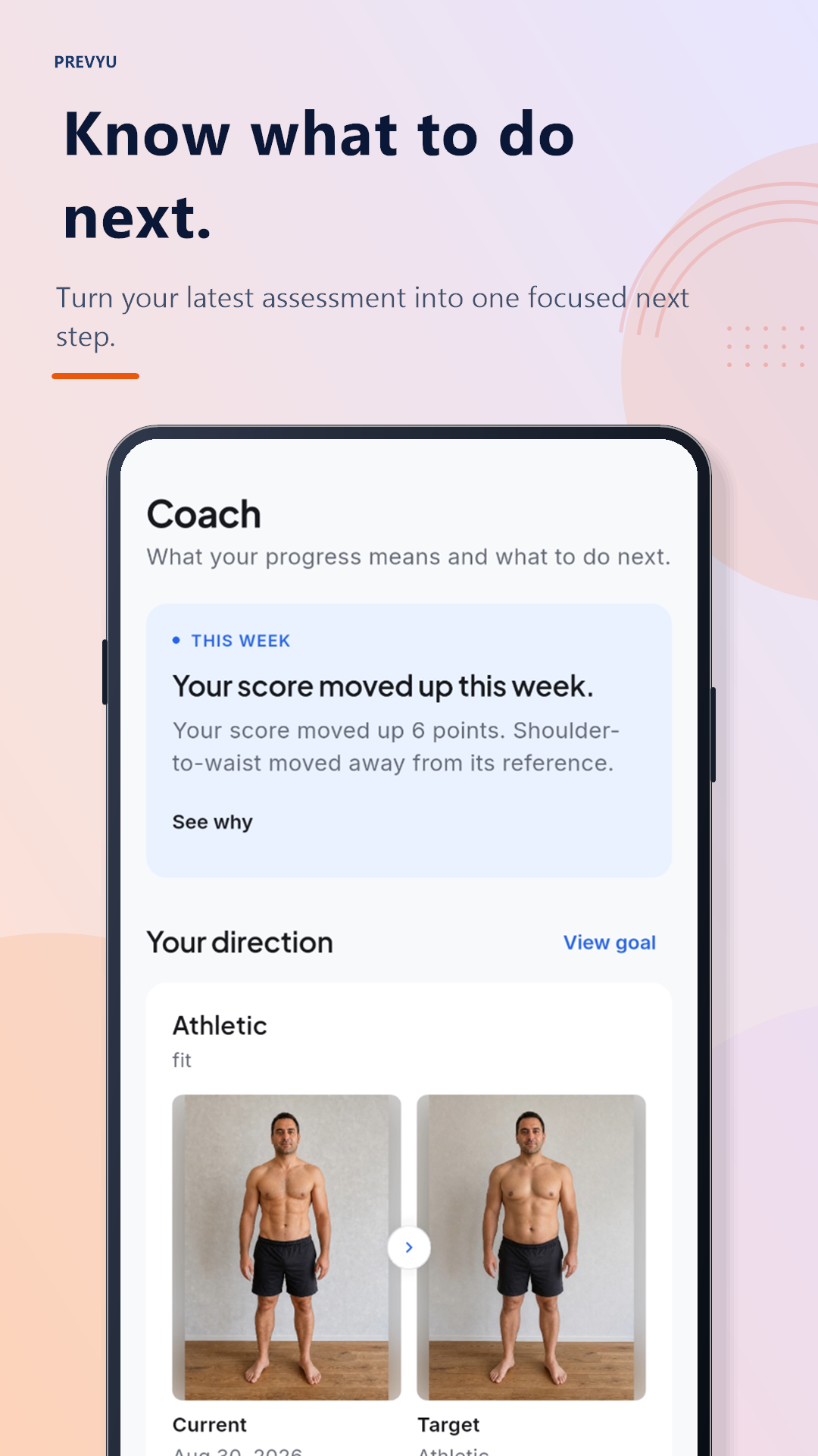 Prevyu Coach next-step guidance